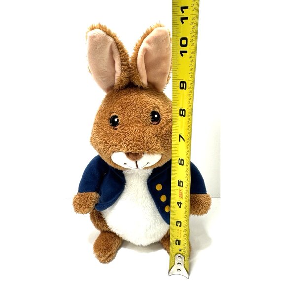 Kohl's Cares Peter Rabbit Plush Brown White Blue Coat 11" Bunny Rabbit Toy - Picture 8 of 8